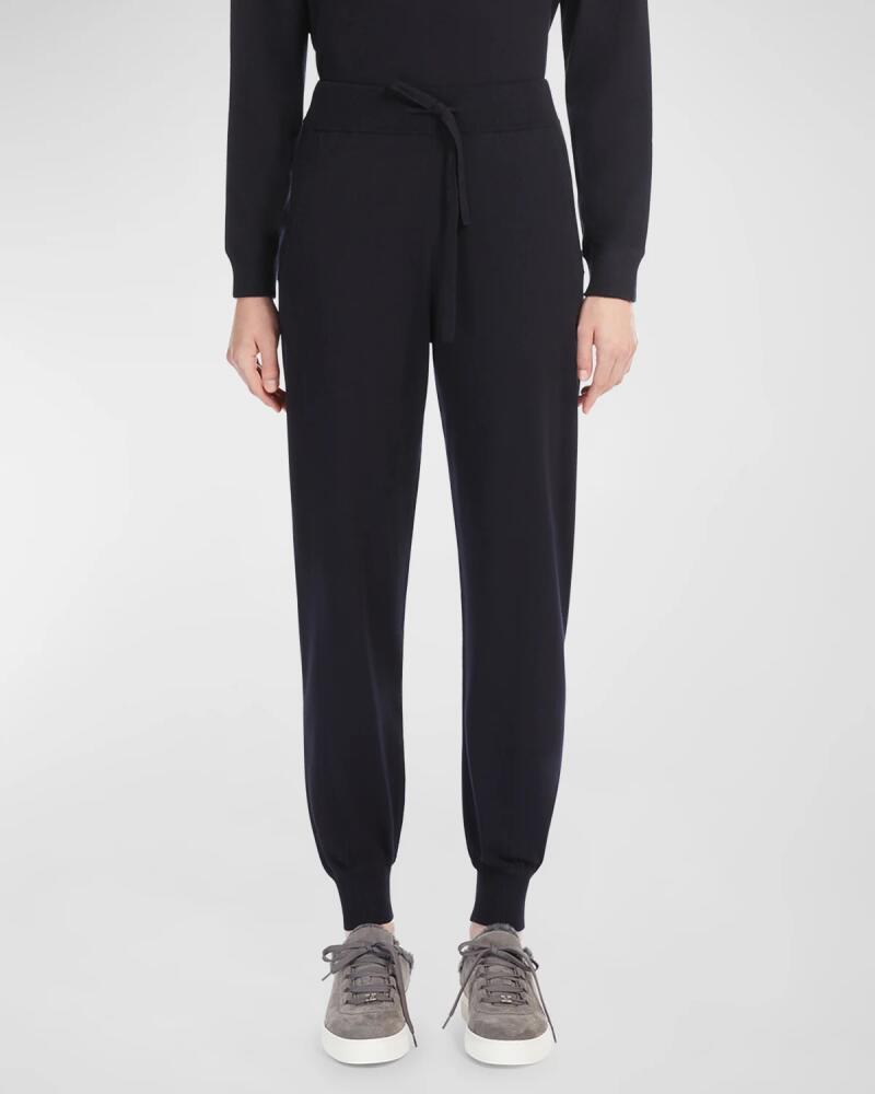 Max Mara Leisure Pila Straight-Leg Stretch Viscose Joggers Cover