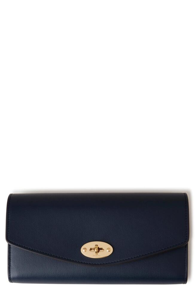 Mulberry Darley Microclassic Leather Wallet in Night Sky Cover