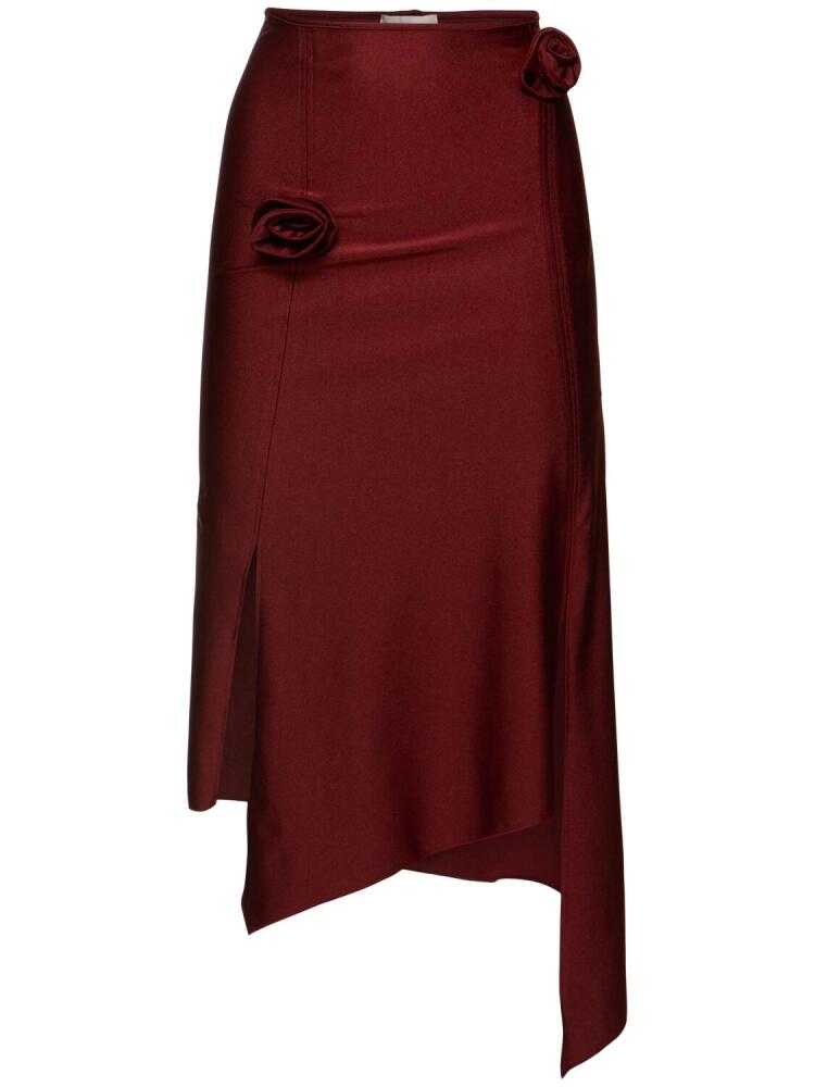 COPERNI Flower Jersey Midi Skirt Cover