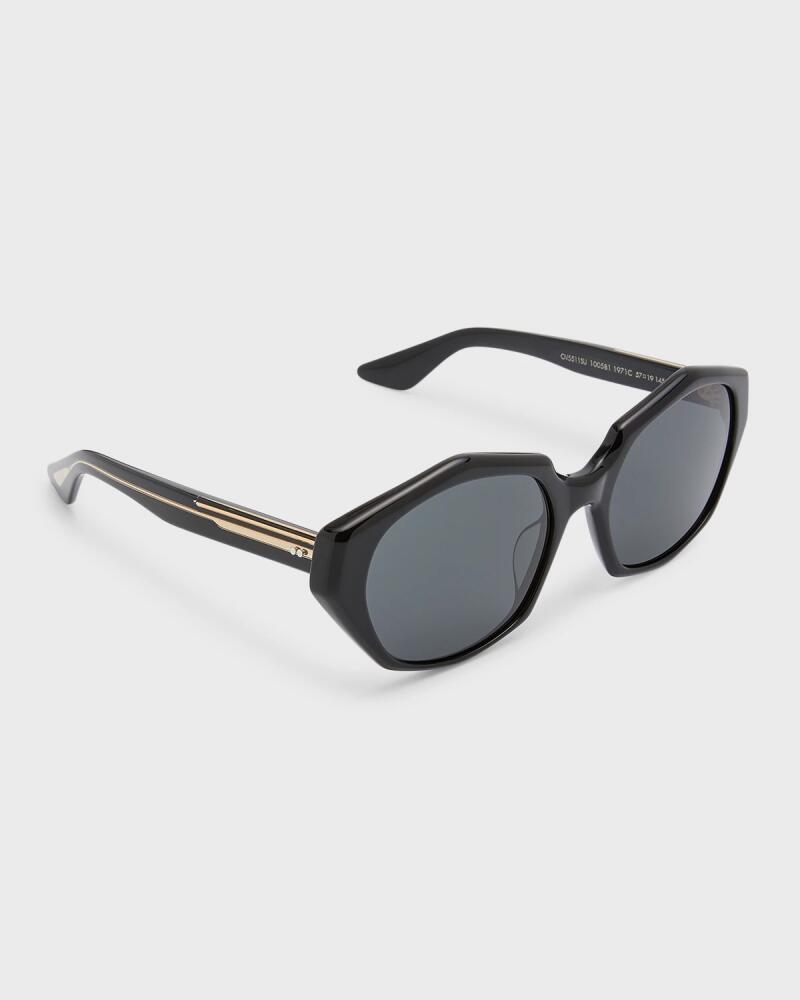 KHAITE x Oliver Peoples 1971C Black Round Acetate Sunglasses Cover