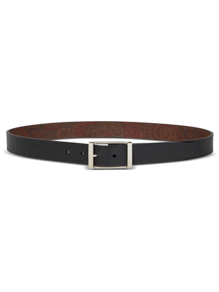 ETRO reversible leather belt - Brown Cover