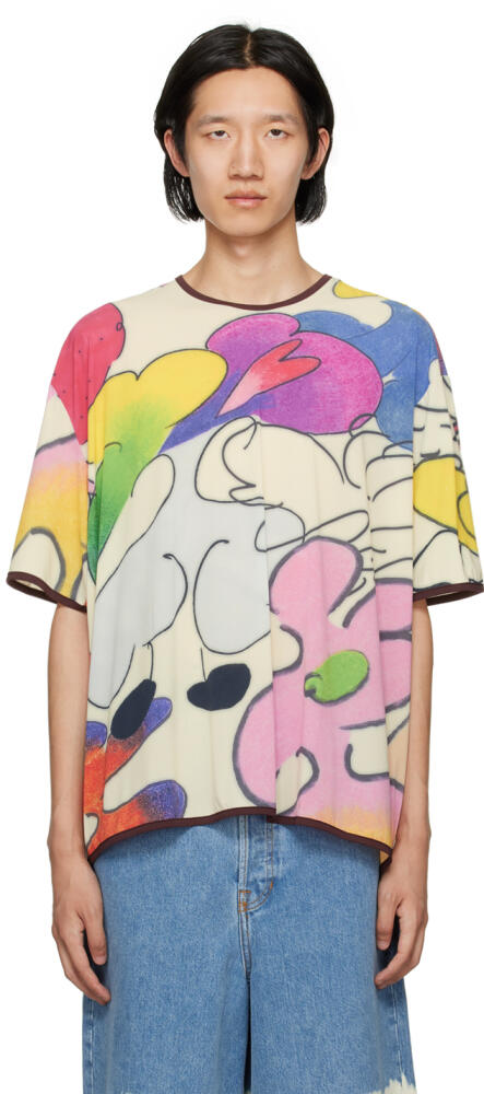 SUNNEI Multicolor Whatever Print T-Shirt Cover