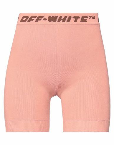 Off-white Woman Shorts & Bermuda Shorts Pastel pink Polyester, Polyamide, Elastane Cover