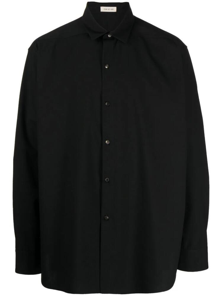 Fear Of God long-sleeve button-up shirt - Black Cover