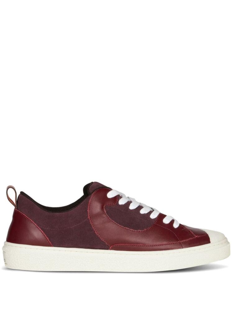 ETRO panelled leather sneakers - Red Cover