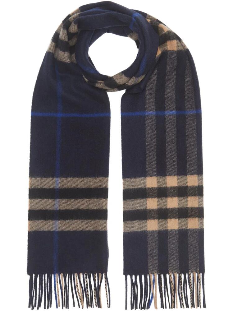 Burberry Classic Check pattern scarf - Blue Cover