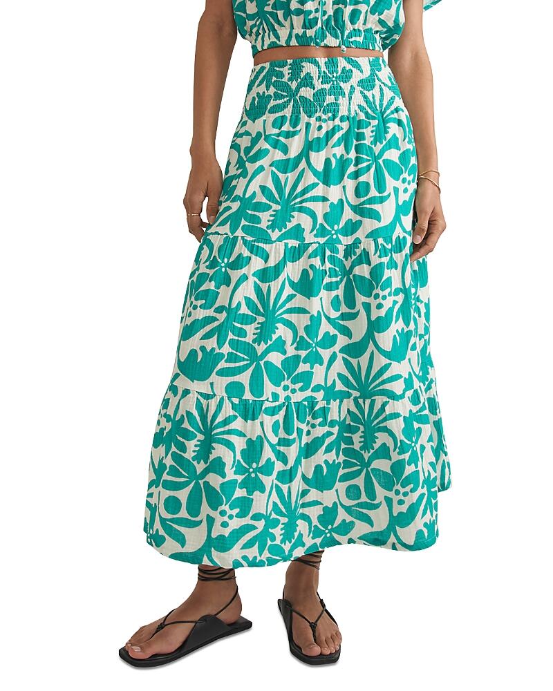 Marine Layer Tiered Maxi Skirt Cover