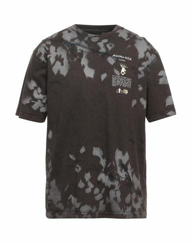 Mauna Kea Man T-shirt Brown Cotton Cover