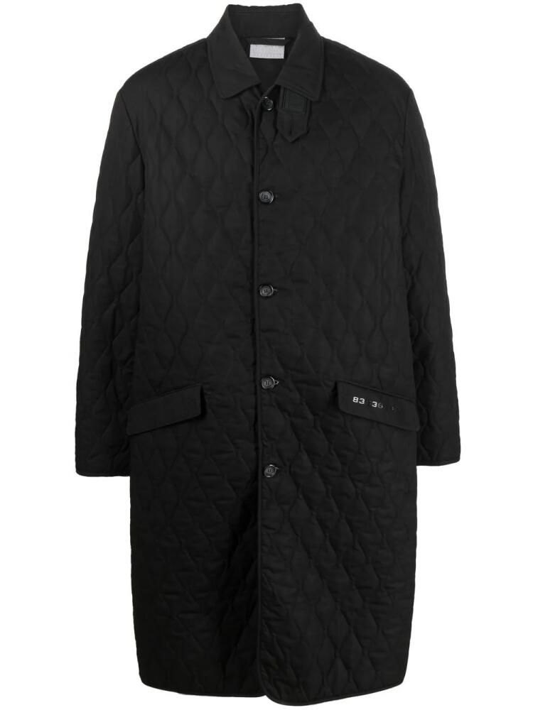 VTMNTS quilted cotton coat - Black Cover