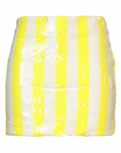 Vicolo Woman Mini skirt Yellow Polyester Cover