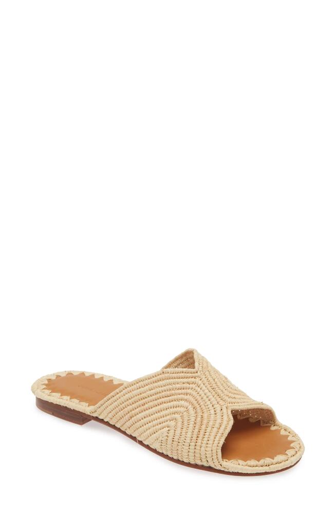 Carrie Forbes Salon Raffia Sandal in Natural Cover