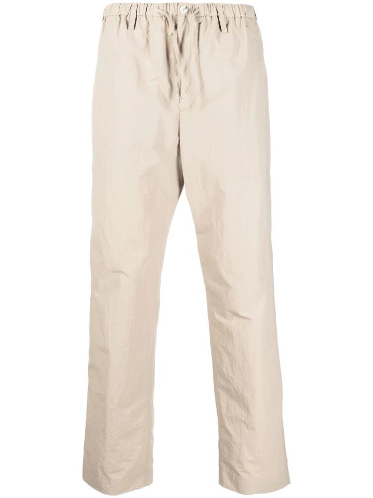 Nanushka elasticated-waist straight-leg trousers - Neutrals Cover