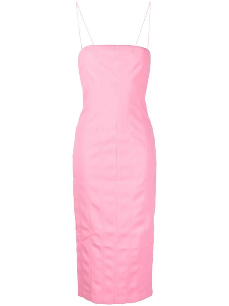 MISHA Irisa sleeveless midi dress - Pink Cover