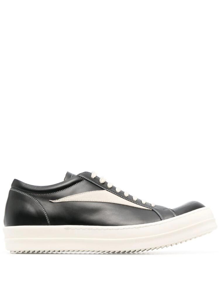 Rick Owens Vintage low-top leather sneakers - Black Cover