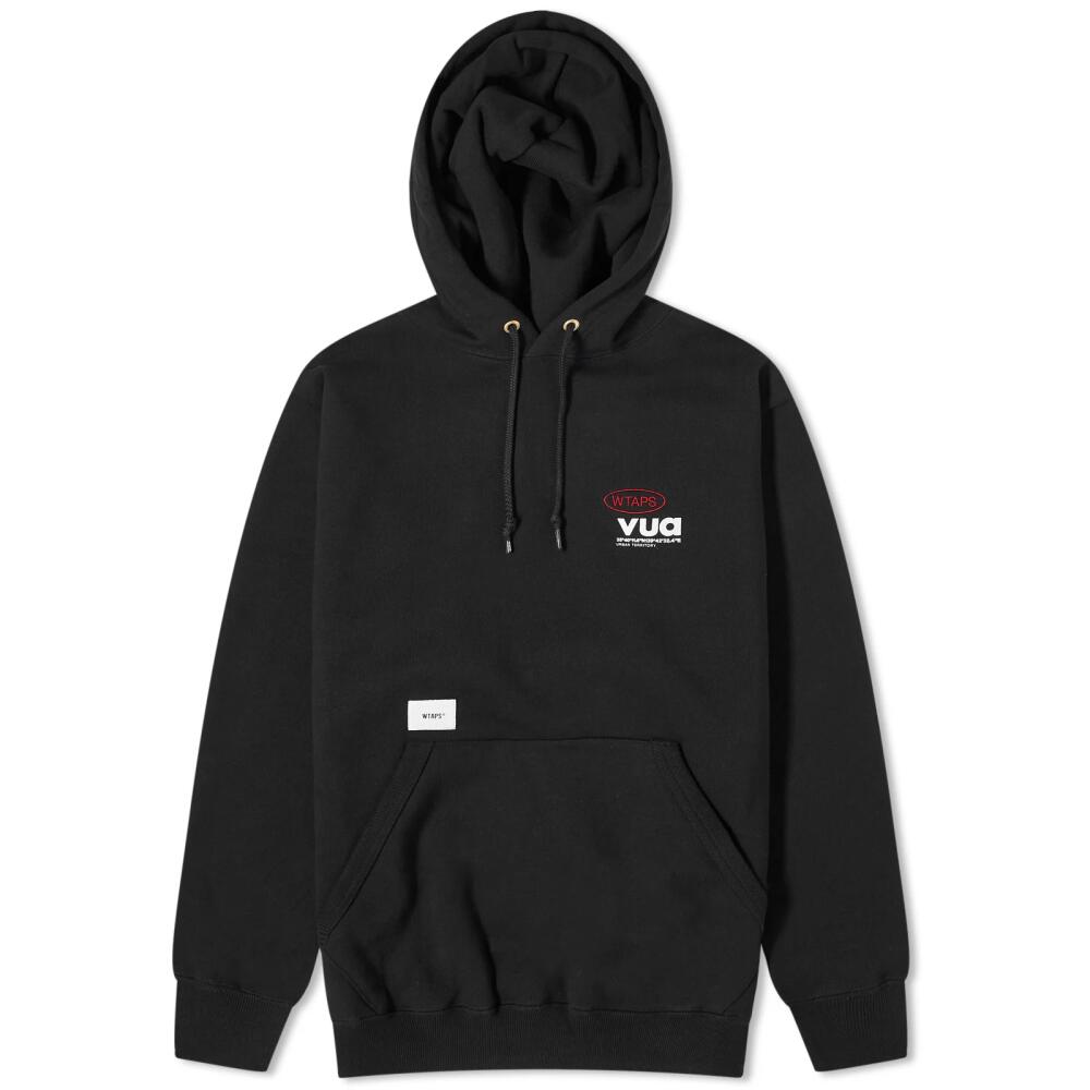 WTAPS Men's 10 Embroided Pullover Hoodie in Black Cover