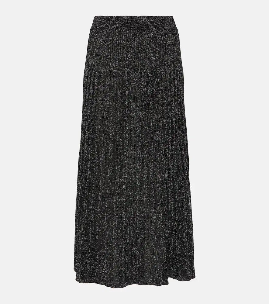 Joseph Ribbed-kit Lurex midi skirt Cover