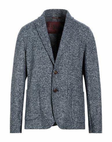 Stewart Man Blazer Blue Acrylic, Polyester, Virgin Wool Cover