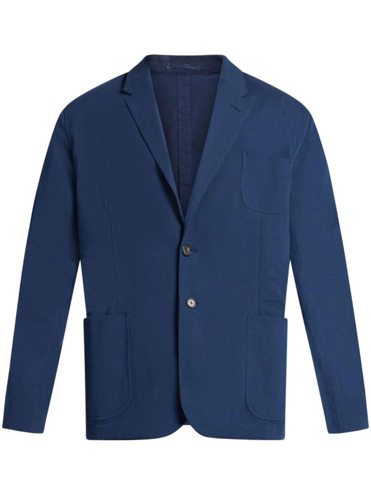 Michael Kors single-breasted cotton blazer - Blue Cover