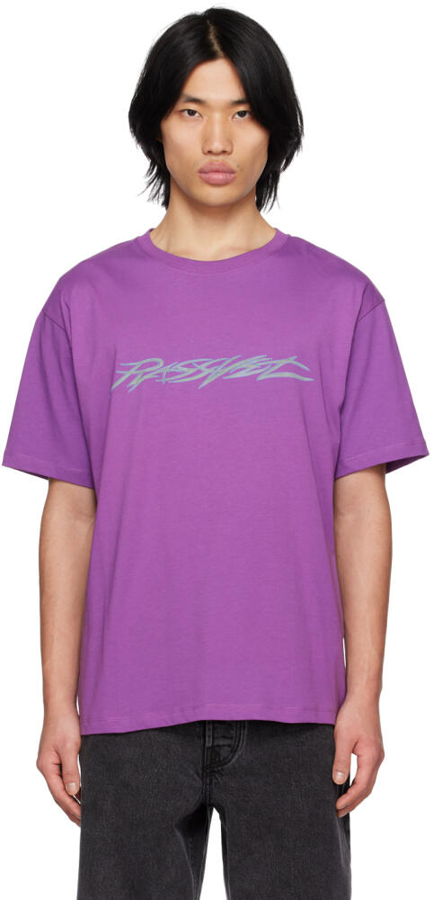 Rassvet Purple Printed T-Shirt Cover