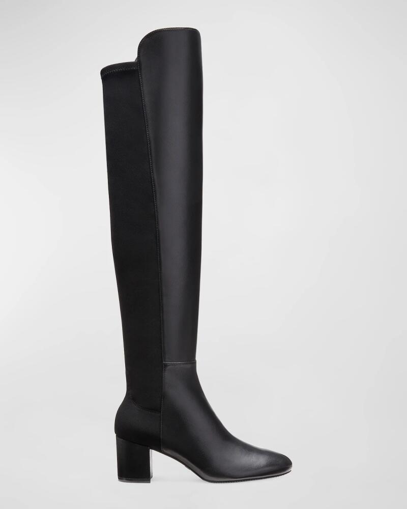 Stuart Weitzman 5050 Yuliana Leather Over-The-Knee Boots Cover