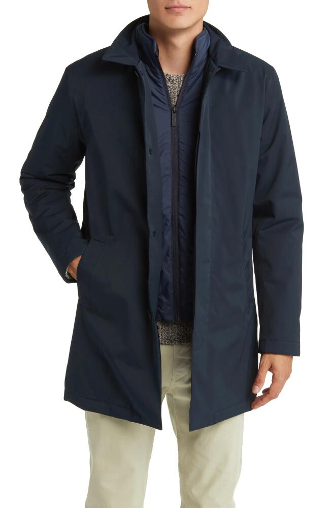 NN07 Blake 8240 Waterproof Trench Coat in Navy Blue Cover