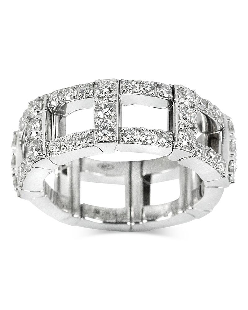 Zydo 18K White Gold Diamond Stretch Ring, 1.8 ct. t. w. Cover