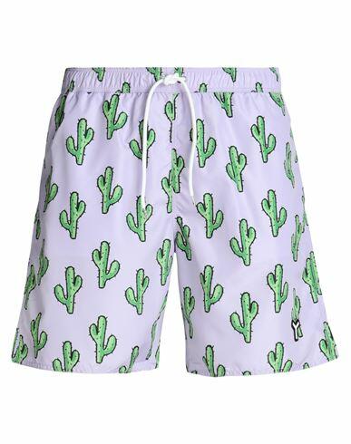 Yes I Am Man Swim trunks Lilac Polyester Cover