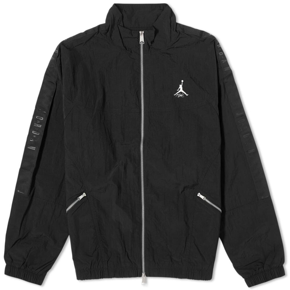 Air Jordan Men's Essentials Statement Warmup Jacket in Black/Sail Cover