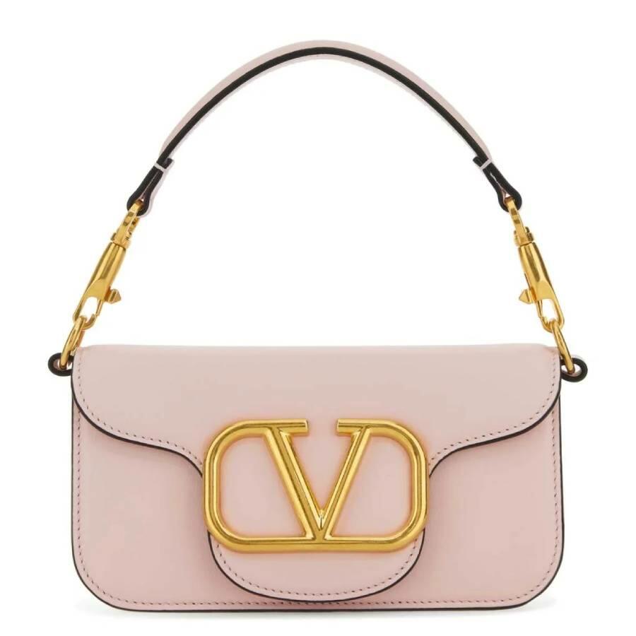 Valentino Rose Quartz Calfskin Loco Small Shoulder Bag Cover