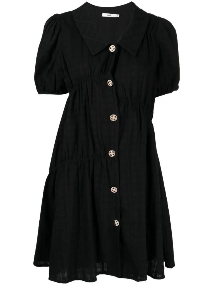 b+ab empire button-down cotton dress - Black Cover