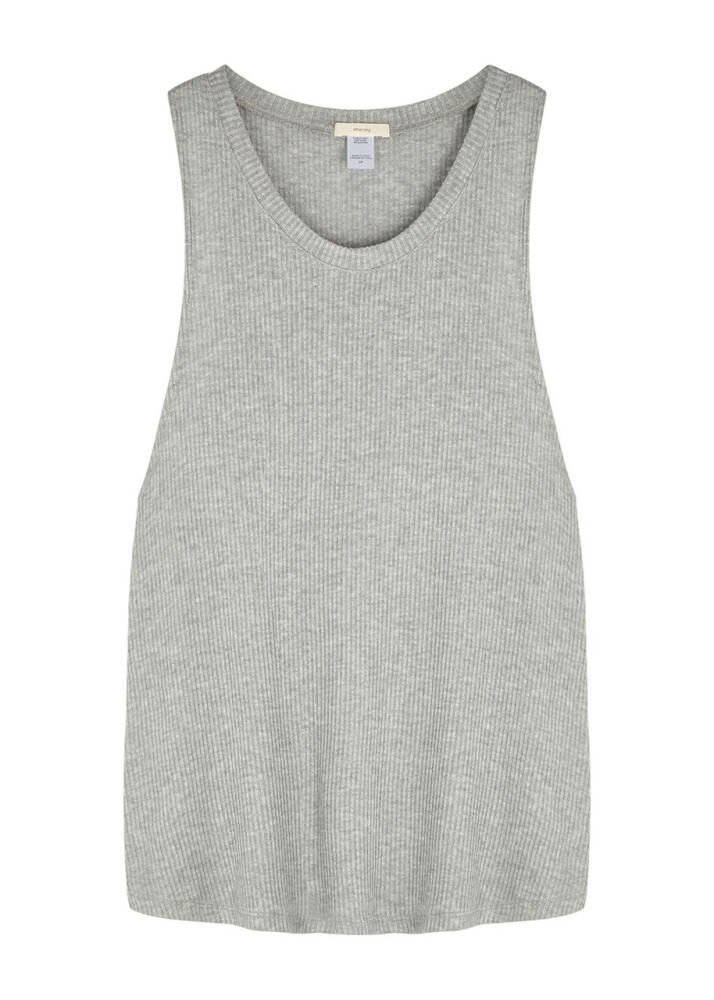 Eberjey Elon Ribbed Jersey Pyjama top - Grey Cover