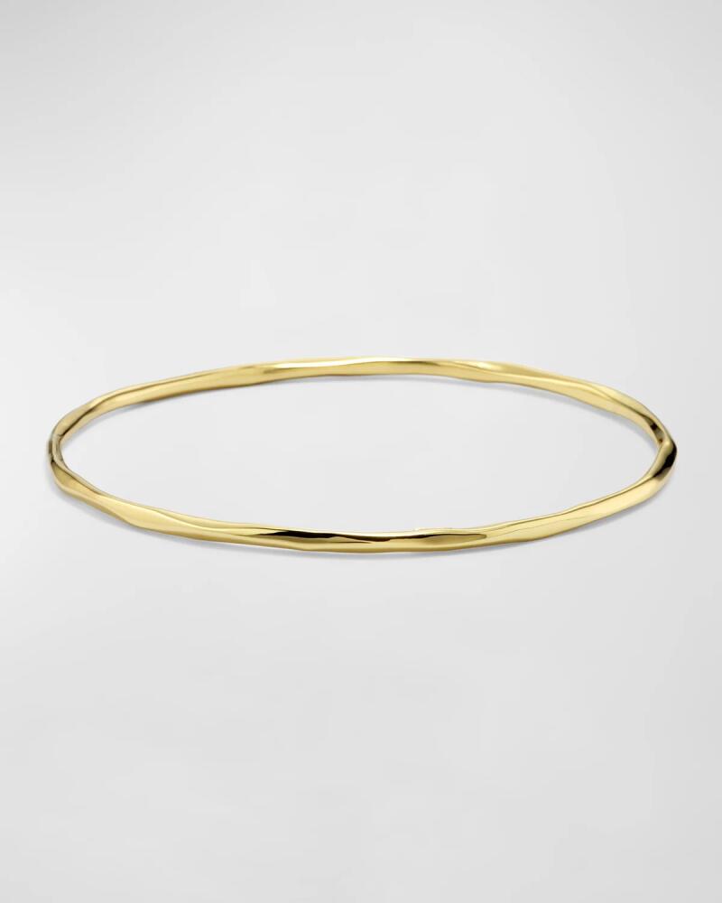 Ippolita Thin Faceted Bangle in 18K Gold Cover