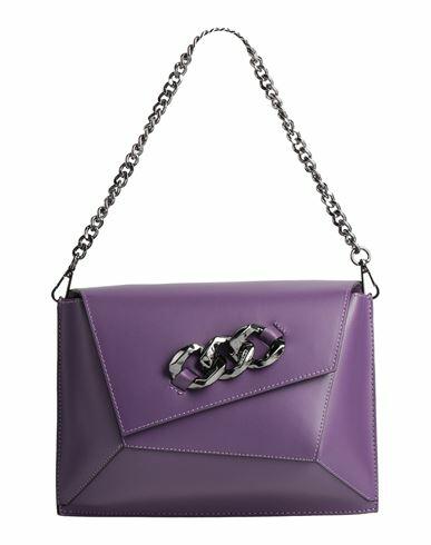 John Richmond Woman Handbag Purple Leather Cover