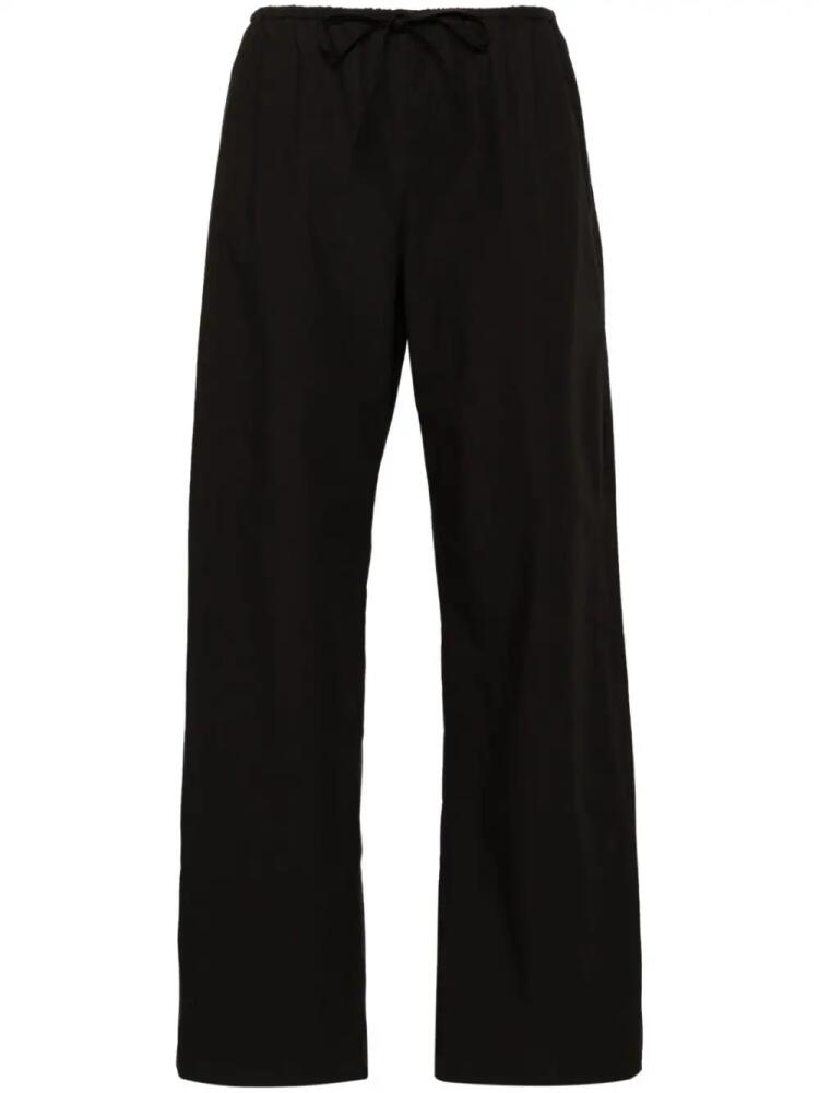 Matteau drawstring-waist organic cotton trousers - Black Cover