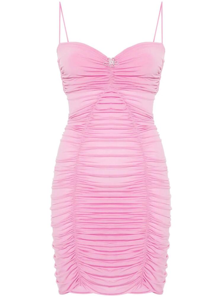 Margherita MACCAPANI Elena ruched minidress - Pink Cover