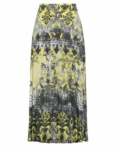 No-nà Woman Maxi skirt Yellow Polyester Cover