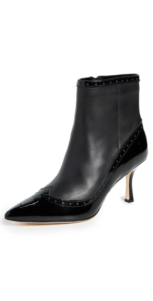 L'AGENCE Ember Booties Black Leather Cover