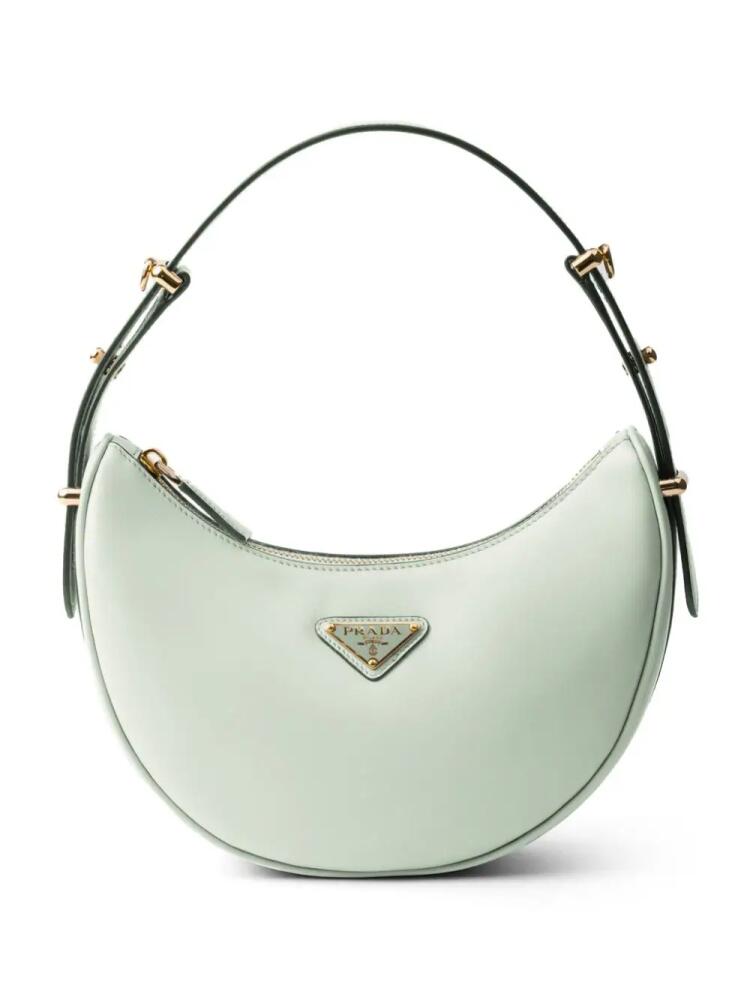 Prada Arqué leather shoulder bag - Green Cover