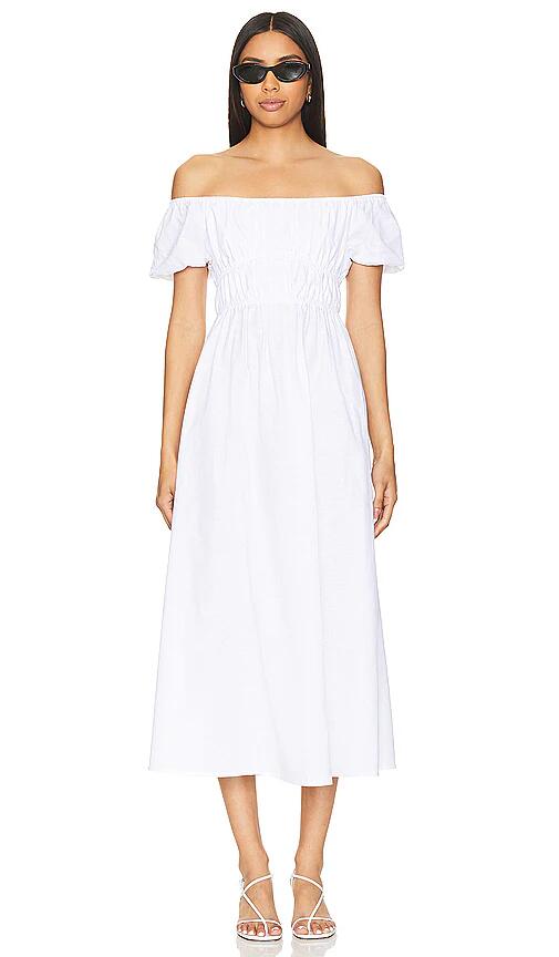 SNDYS Sofia Maxi Dress in White Cover