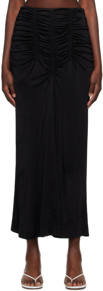 BITE Black Sirene Maxi Skirt Cover