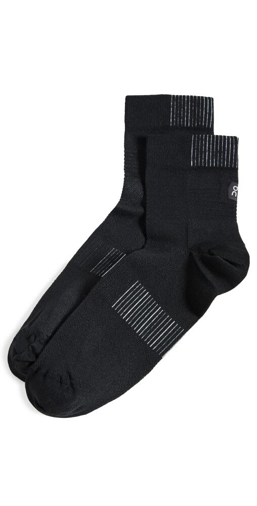 On Ultralight Mid Sock Black/White Cover