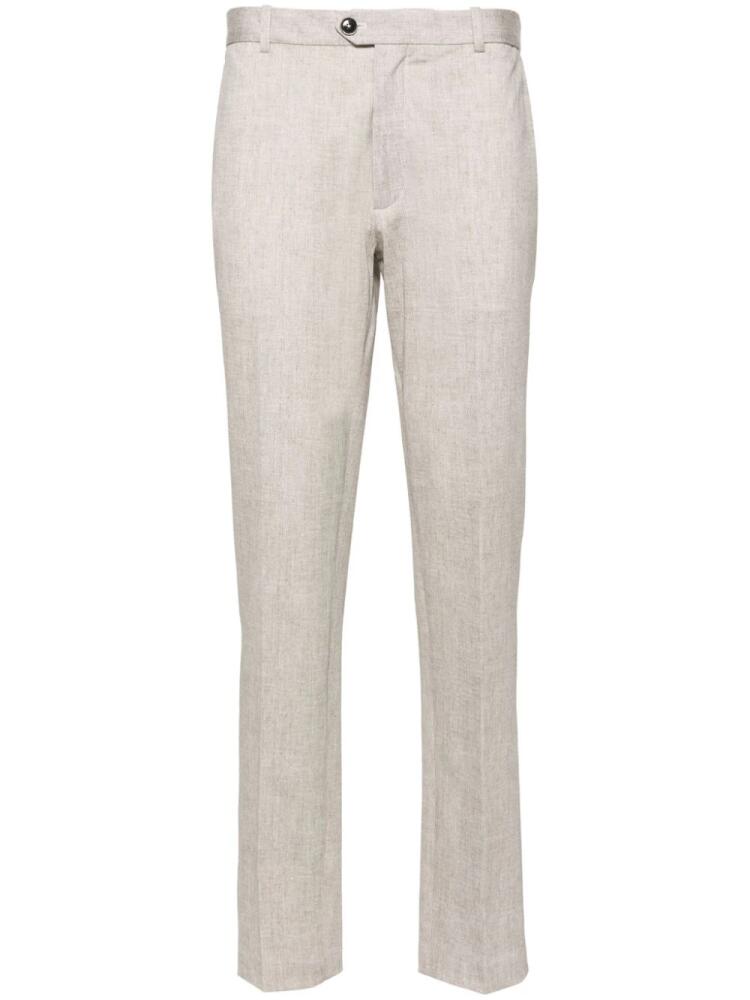 Circolo 1901 mid-rise tapered trousers - Neutrals Cover