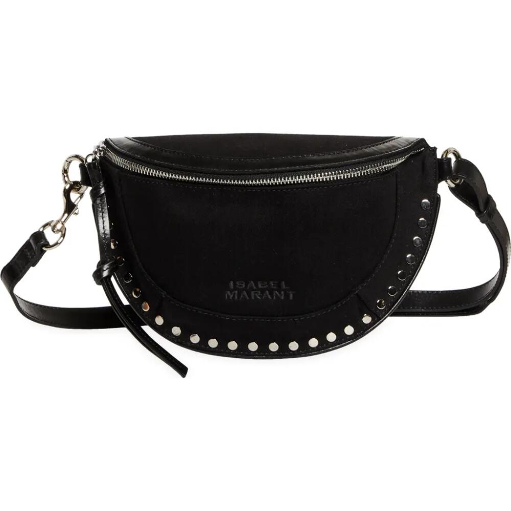 Isabel Marant Skano XO Capsule Denim Belt Bag in Faded Black Cover