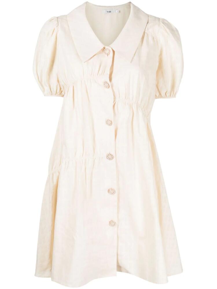 b+ab mini polo dress - Neutrals Cover