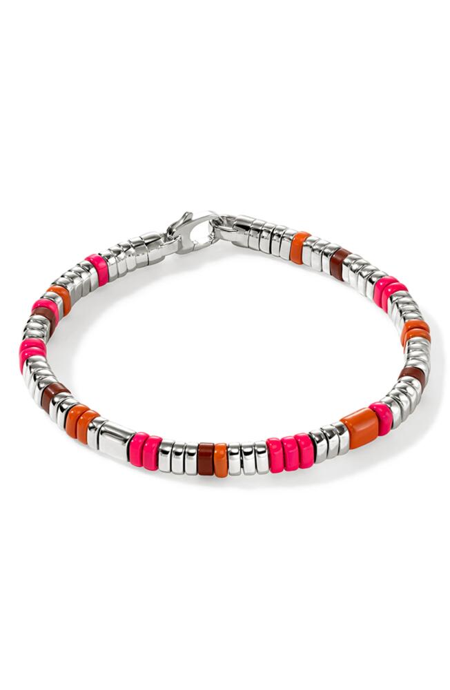 John Hardy Colorblock Sterling Silver Bracelet in Pink Cover