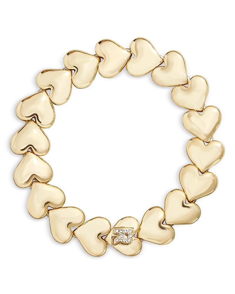 Baublebar Heart Charm Initial Stretch Bracelet Cover