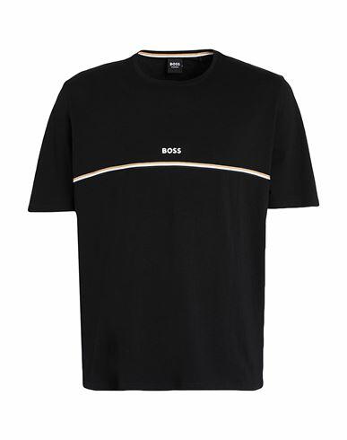 Boss Man Undershirt Black Cotton, Elastane Cover