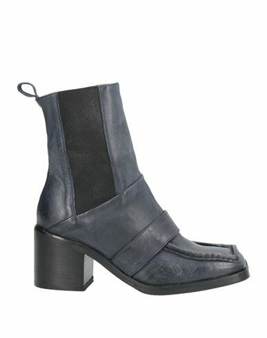 1725.a Woman Ankle boots Midnight blue Soft Leather Cover