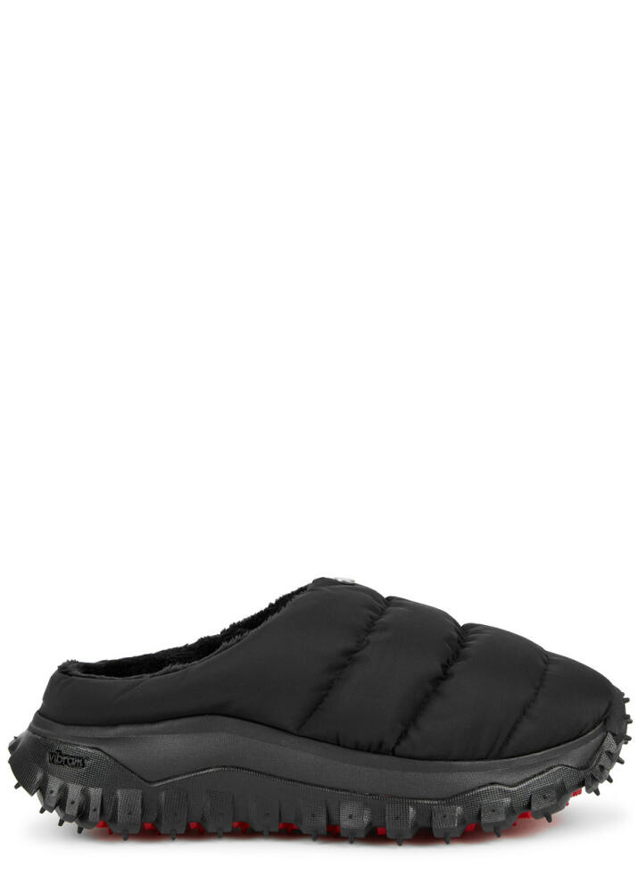 Moncler 6 Moncler 1017 Alyx 9SM Trailgrip Après Nylon Mules - Black Cover