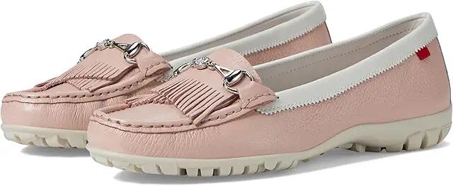 Marc Joseph New York Lexington Golf (Rose & White Grainy) Women's Golf Shoes Cover